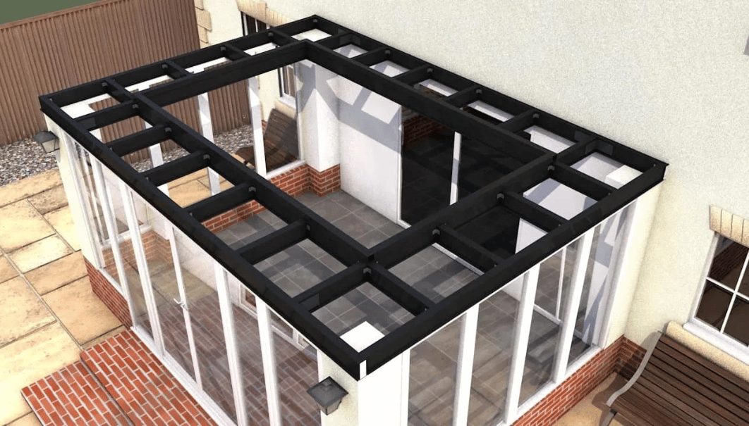 leka orangery roof in essex installation steps (1)